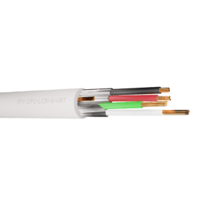 Belden Equivalent Cable ISP2 2 Pairs 22AWG Individually Foil Screen Multi Pair 600V DCA LSZH (8723) - White per metre