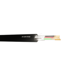 Belden Equivalent Cable ISP2 2 Pairs 22AWG Individually Foil Screen Multi Pair 600V PE (8723) - Black per metre