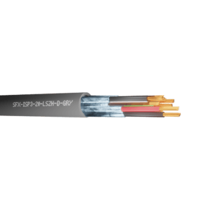 Belden Equivalent Cable ISP3-20 3 Pairs 20AWG Individually Foil Screen Multi Pair 600V DCA LSZH (9873) - Grey per metre
