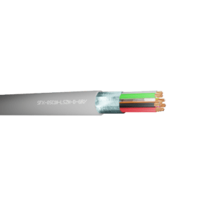 Belden Equivalent Cable OSC10 10 Cores 24AWG Overall Foil Screen Multicore 600V DCA LSZH (9540) - Grey 1000m