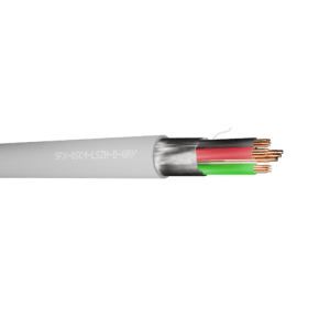 Belden Equivalent Cable OSC4 4 Cores 24AWG Overall Foil Screen Multicore 600V DCA LSZH (9534) - Grey 1000m