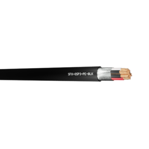 Belden Equivalent Cable OSP3 3 Pairs 24AWG Overall Foil Screen Pairs 600V PE (9503) - Black 1000m