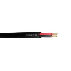 Dali Equivalent Cable USC2-22 1 Pair 22AWG Unscreened Pair Data 600V PE (8442) - Black per metre