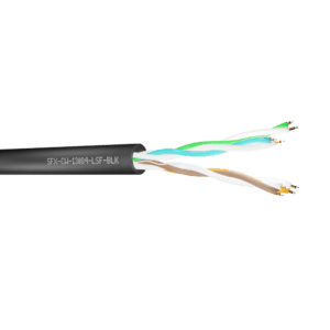 CW1308 Telecom Cable 4 Pairs LSF - Black 500m