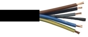 1m (per metre) H07RN-F 5 Core 1.5mm Flex Rubber (H07RN-F 5G1.5)