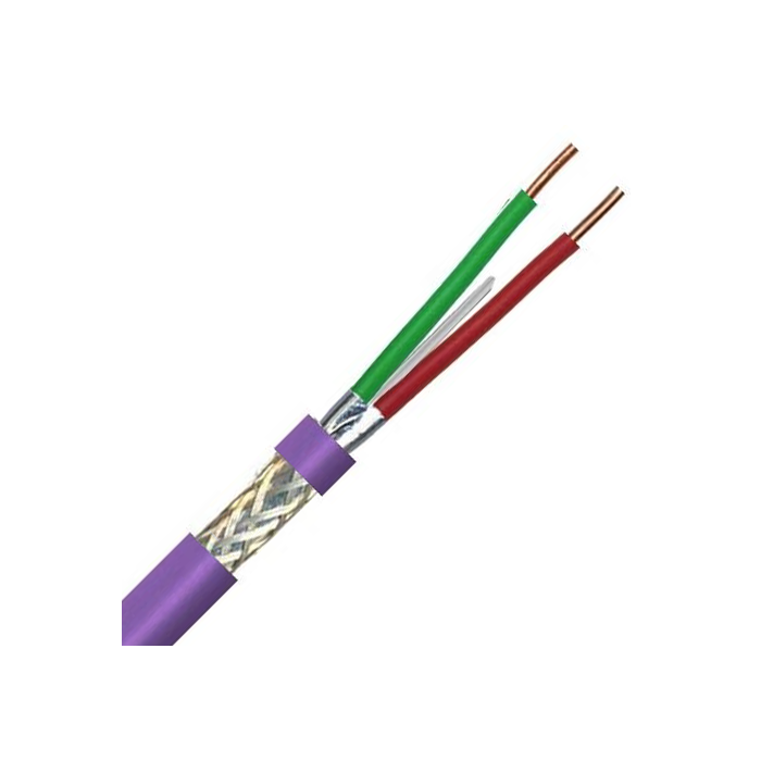 Modbus Cable OFB1-22 1 Pair 22AWG Overall Foil and Braid Screen 600V ...